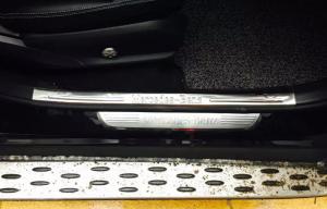 Wholesale Stainless Steel Door Sill Plates For Mercedes Benz GLC 2015 / Side Door Scuff Plate from china suppliers