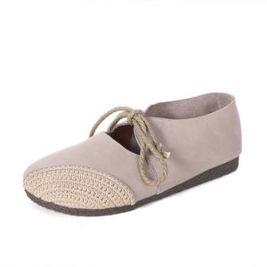 Wholesale S129 2020 Mori women lace small fresh leather women's shoes factory direct sales retro ethnic style handmade single shoe from china suppliers