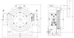 Load 630kg Small Lift Repair Parts Gearless Traction Elevator Motor