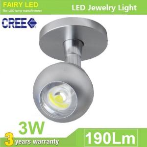 Wholesale Universal Angle-adjustable CREE LED Cabinet Light LED Jewelry Light 3W from china suppliers