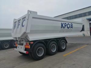 Wholesale Light Dead Weight Rear Dump Trailers 3 Axle 60 Ton from china suppliers