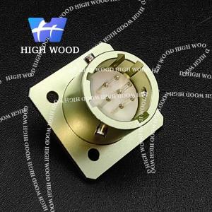 Wholesale OHS Series Ultra-Small Electrical Connector Aluminum Alloy Square Flange Receptacle With 7 Contacts Silvering from china suppliers