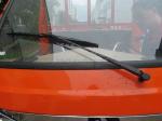 Affordable Red Battery Operated Tricycle Tuktuk with Cabin 201-250cc Displacemen