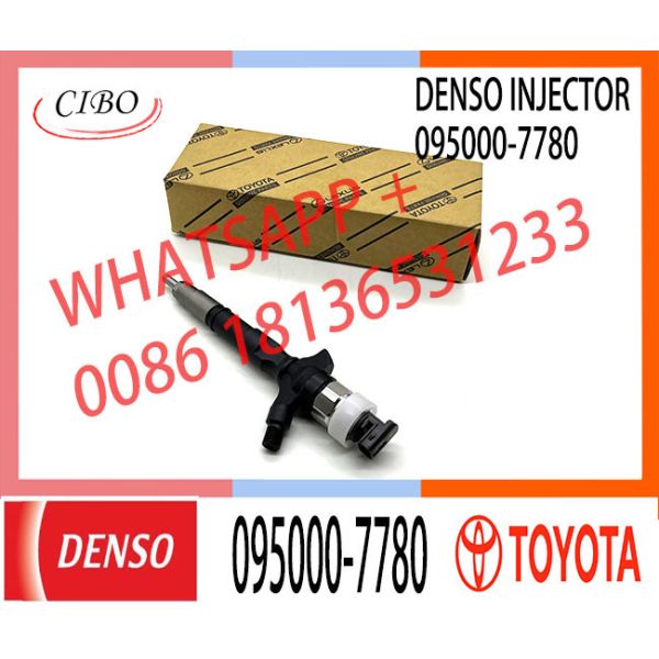 High Quality Cars Common Rail Engine Fuel Diesel Injector Nozzle 23670-39310 095000-7780 For Toyota Hilux 3.0 d4d 1kd