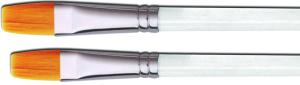 Wholesale Transparent Acrylic Handle Artist Loft Paint Brushes , 2 Inch Oil Painting Brushes For Fine Detail from china suppliers