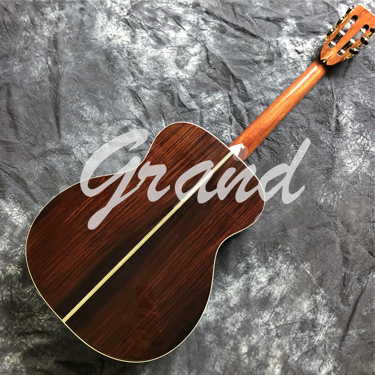 Custom 40 Inch Solid Cedar OM Style Acoustic Guitar with Signature Ebony Fingerboard