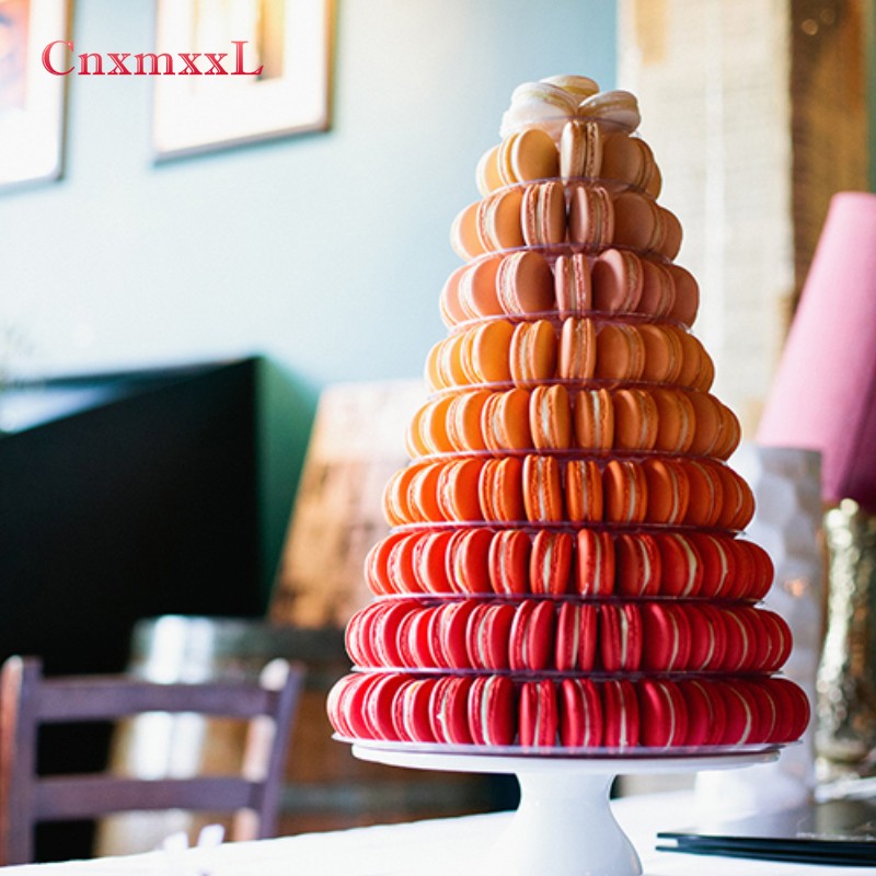 10 tier macaron tower stand macaron packaging clear or black