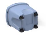 Plastic Rotomolded Parts 150L Waste Bin With Single Wall Lid Wear Resistance