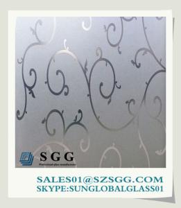 Wholesale kitchen cabinet frosted glass from china suppliers
