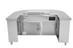 Fume Down Exhaust 10/12 seats Arched Vaulted Electric Tube Teppanyaki Grill