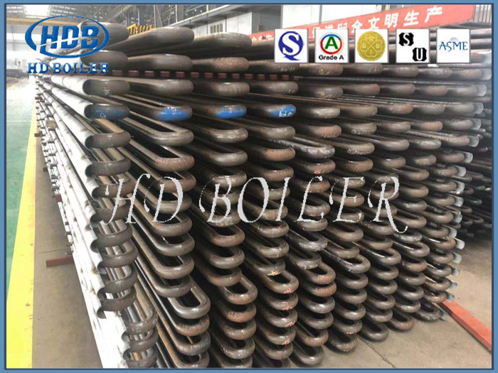 Carbon Steel High Temperature Superheater Boiler Spare Parts For CFB Boilers