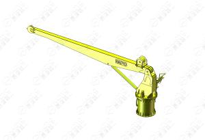 Wholesale Fixed Cargo Ship Pedestal Davits Cranes Marine Ship Deck Crane from china suppliers