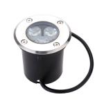 Matte Black In Ground Landscape Lights 110 lumen/W IP65 Protection