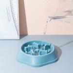 Pet Dog Bowl Plastic Anti Choking Slow Feeding LCD Display Alimentador De