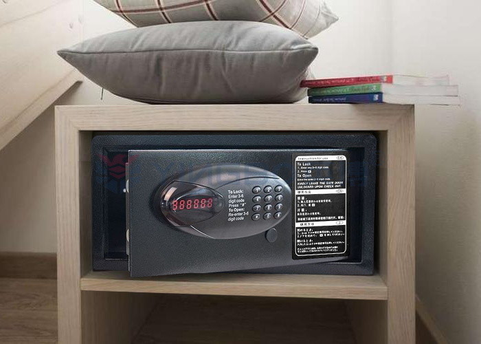 Dual Alarm Steel Security Hotel Safe Box H200 With Digital Keypad