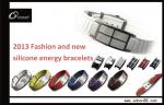 Energy silicone bracelet sport anion power magnetic bracelet 17.5cm / 19cm /
