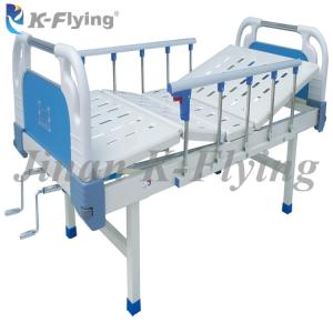 Wholesale Folding Steel 2 Crank Manual Hospital Bed Patient Without Wheels from china suppliers