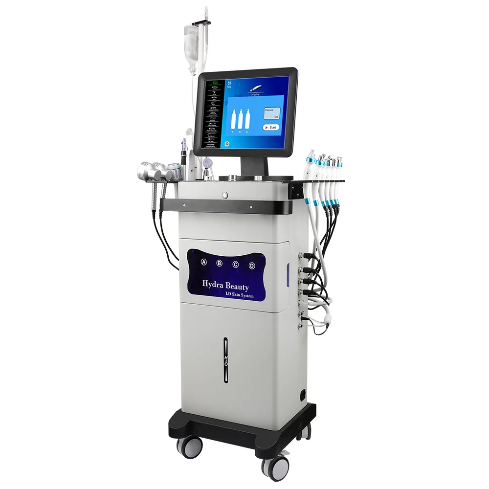 Multifunctional Hydro Dermabrasion Profession Anti Aging Diamond Peeling Injection Facial Oxygen Beauty Equiment