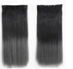 Ombre Synthetic Hair Extensions , Synthetic One Piece Hair Extensions