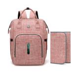 Geometric Polyester Fashion Mummy Maternity Nappy Bag 25*16*42cm