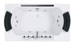 Drainer Bathroom Jacuzzi Tub 1950x1300x780mm Freestanding Hot Tub