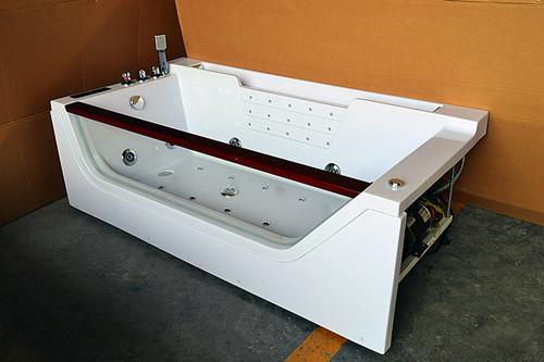 Computerized 70 Inche Mini Indoor Hot Tub Single Person Hot Tub With 12 Massage