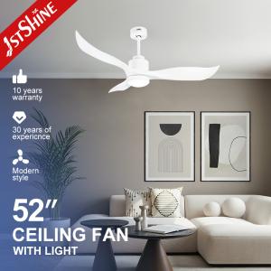 Wholesale Wholesale Custom 52 Inch White 3 Blade Copper Motor Outdoor Led Light Ceiling Fan from china suppliers