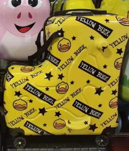 Wholesale New Design Children Cartoon Luggage Trolley Cases With Scooter Ride Kids Luggage Trolley from china suppliers