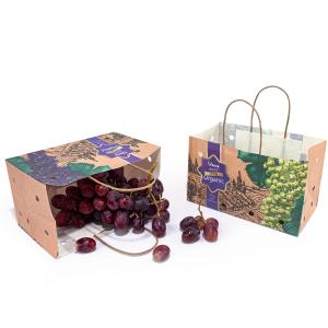 Wholesale CMYK Color Fruit Paper Bags Compostable For Takeout Takeaway from china suppliers