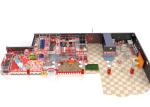 5m Kids Indoor Playground Equipment Children Soft Play Maze With Arcade Machine