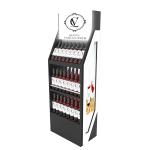 Floorstanding Wooden Display Stand Beverage Tea Drink Display Shelf For Grocery