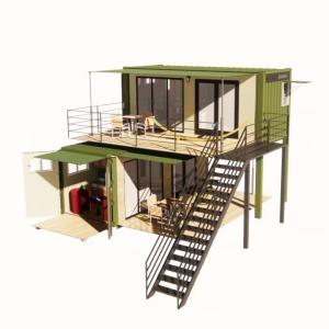 Wholesale 20ft or 40ft Foldable Puerto Rico Living Luxury Flat Pack Shipping Container Casas Modulares Prefabricadas Pre Fab House from china suppliers