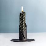 High Quality Material Black Candle Holder Decoration Metal Candle Holder