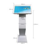 450 Nits 21.5" Floor Stand Touch Screen Kiosk With 58mm Ticket Printer