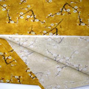 Wholesale 21s*21s Digital Ramie Table Runner Cotton Floral Print Satin Fabric from china suppliers