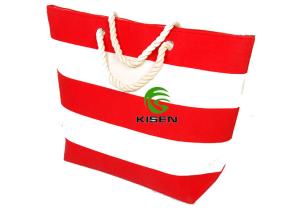 Wholesale Tote Beach Cotton Canvas Shopping Bags Lightweight For Women Rope Handle from china suppliers