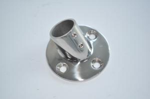 Wholesale Boat Hand Rail Fittings 90 Degree 7/8''Round Stanchion Base- 316 Stainless Steel from china suppliers