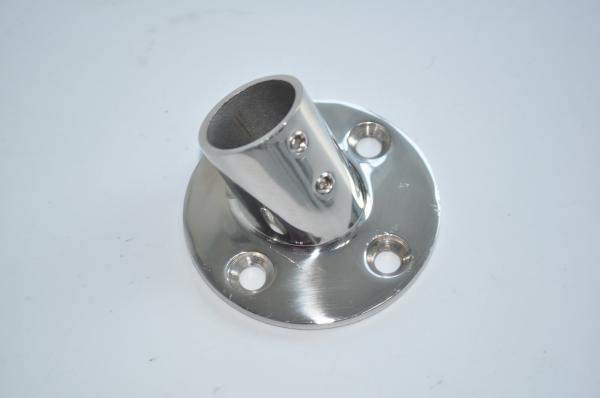Boat Hand Rail Fittings 90 Degree 7/8''Round Stanchion Base- 316 Stainless Steel