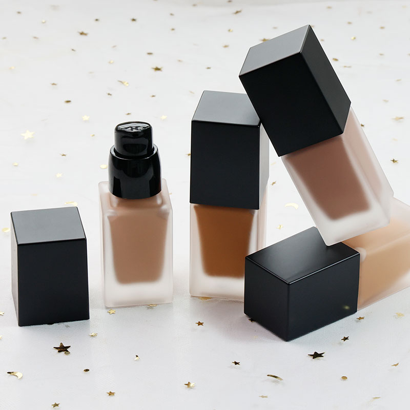 Private Label 30 Colors Matte Face Makeup Long Lasting Liquid Foundation for All Skin Vegan Waterproof Full Coverage Foundation