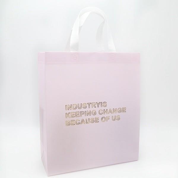 Glod blocking Promotional Eco-friendly rope handle folding non woven shopping