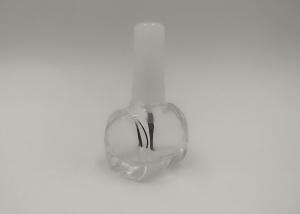 Wholesale Glass Beauty Makeup Nail Polish Bottle HS Code 392330 With White Brush from china suppliers