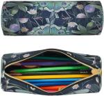 Butterfly Pencil Case for Women Pen Pouch Cylinder Small Carrying Zipper Simple