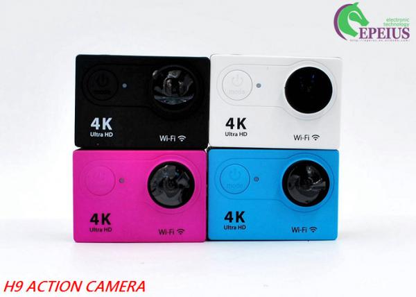 Quality H9 Ultra Hd 4k Action Camera , 4k Underwater Video Camera With Wide Angle Lens for sale