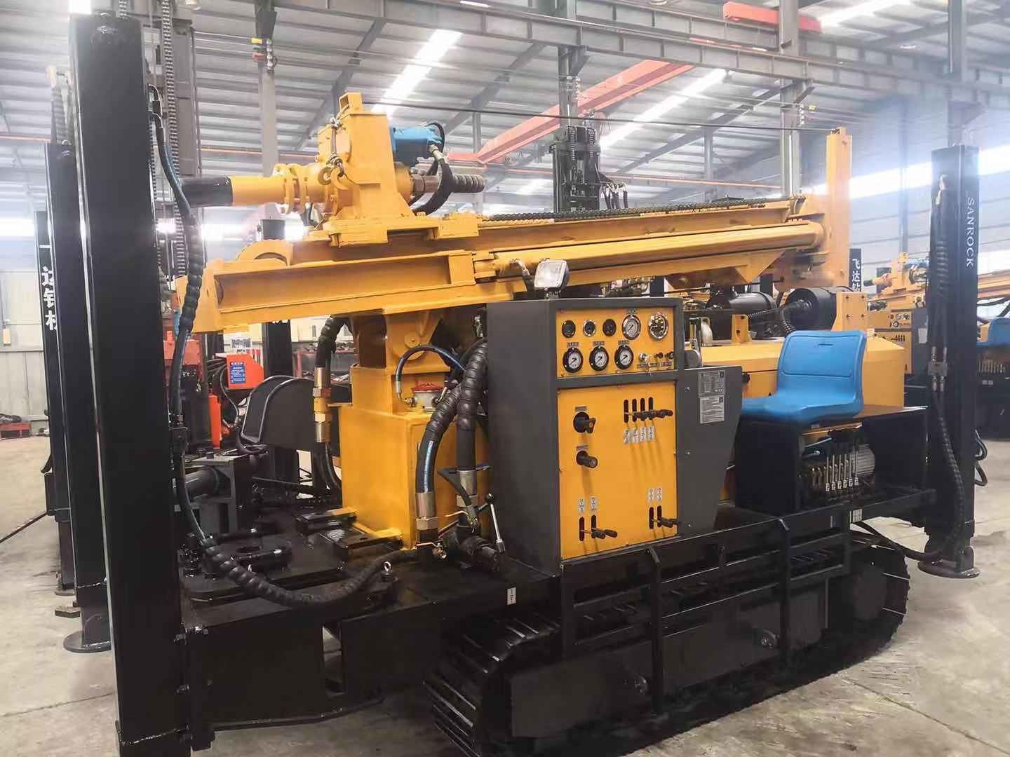 100m 120m 150m wheel tracto WATER WELL DRILLING RIG shallow water well drilling equipment trailer mounted drilling