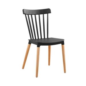 Wholesale Simple Windsor chair solid wood dining chair family creative leisure chair dining room stool Nordic negotiating chair from china suppliers