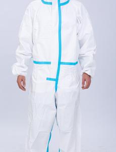 Wholesale EN14126 Disposable Coverall Medical Protective Clothing Sterile XXL from china suppliers