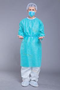 Wholesale GB15979-2002 Long Sleeve Rib Cuff SMS Surgical Disposable Gowns from china suppliers