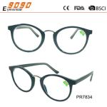 New arrival and hot sale plastic reading glasses,metal nose pad,suitable for