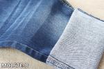Rope Dye Super Dark Blue Denim Fabric Dual Core Slub Jeans Material