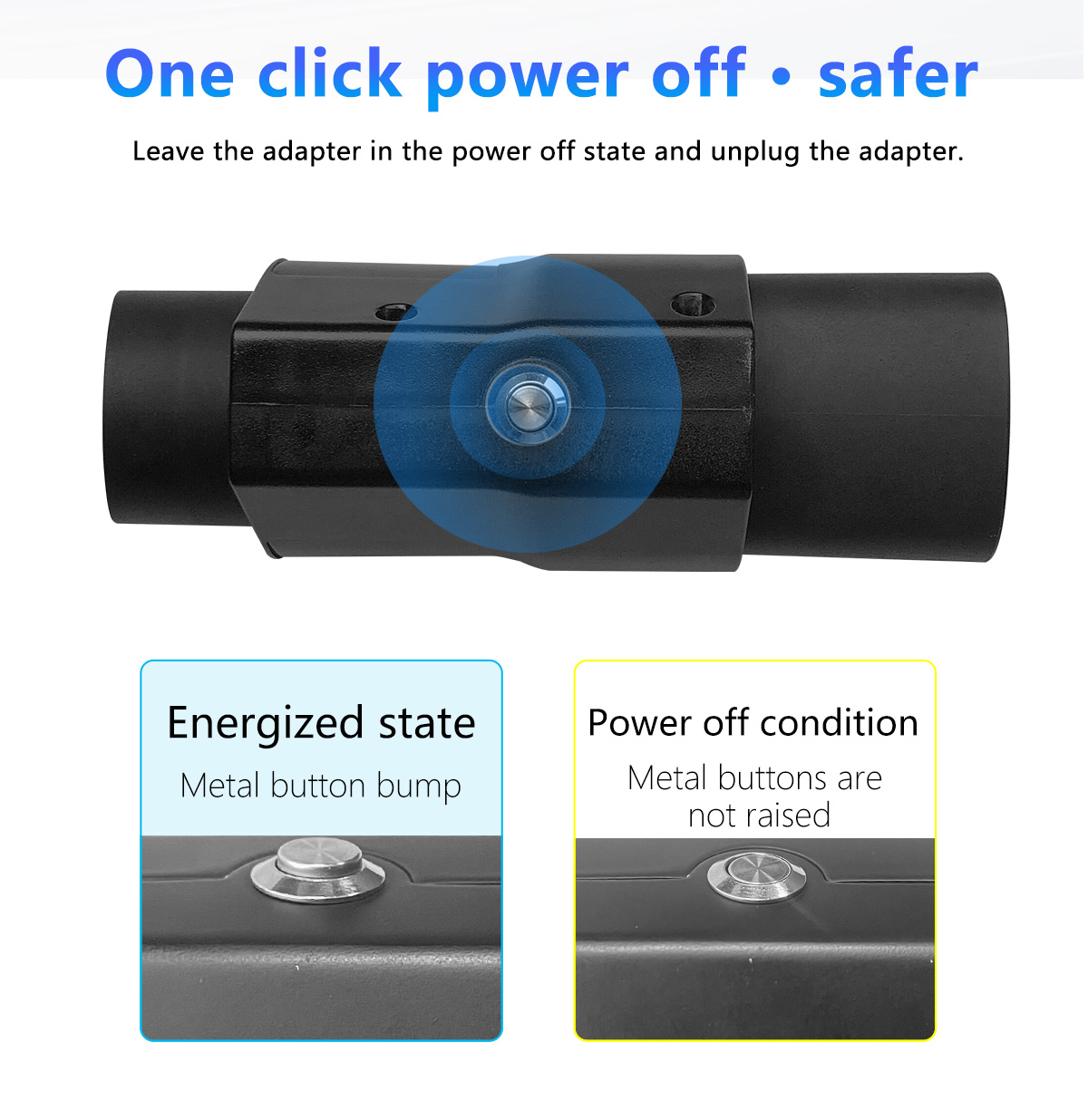 Car side Plug 7KW TSL/NACS to Type1 J1772 32A Adapter EV Charging Adaptor 220V EV Car Charger Adapter for retrofit/upgrade
